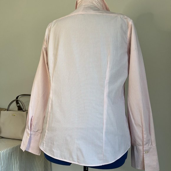 Crisp button down light pink and white stipe, Kenar, Size L - XL - Picture 3 of 5